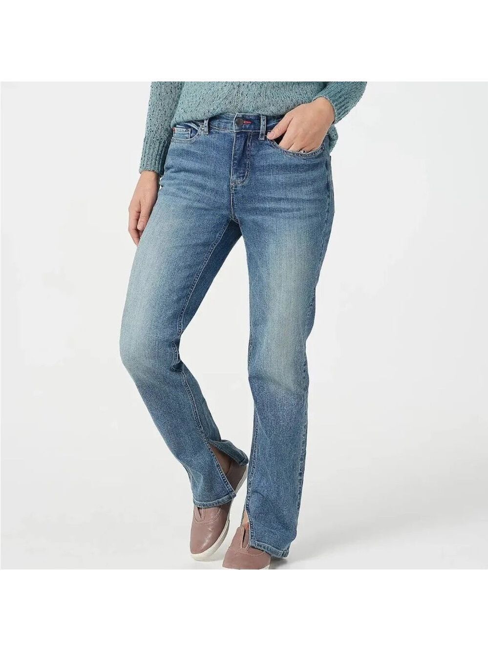 Peace Love World Regular Inside Slit Jeans size 0